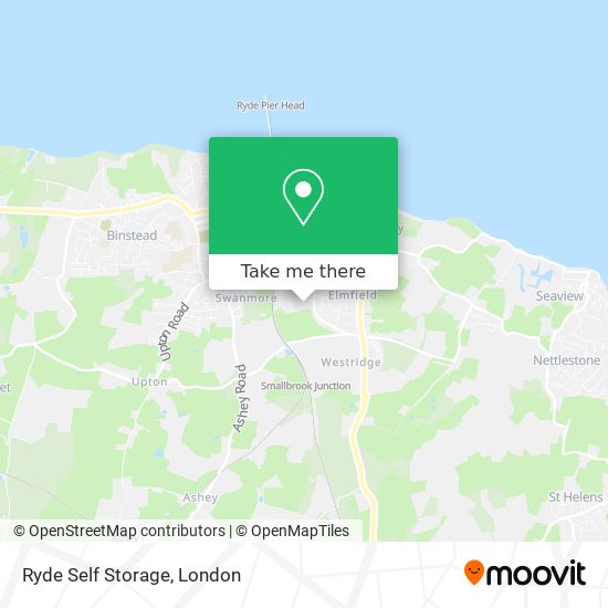 Ryde Self Storage map