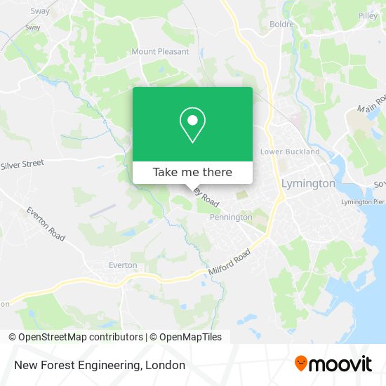 New Forest Engineering map