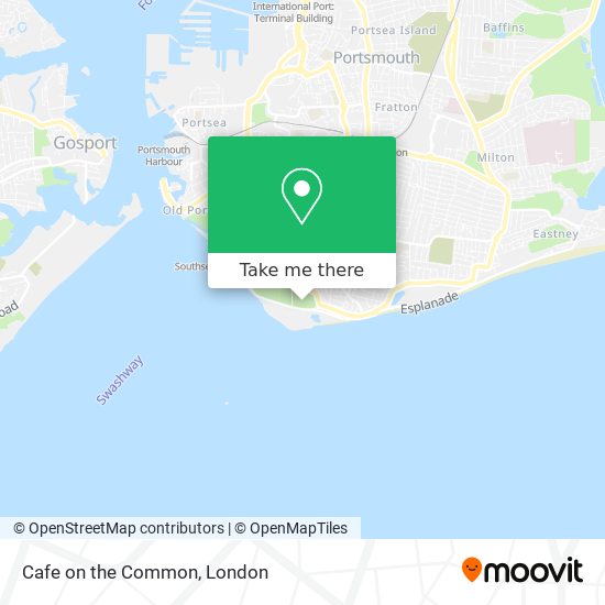 Cafe on the Common map