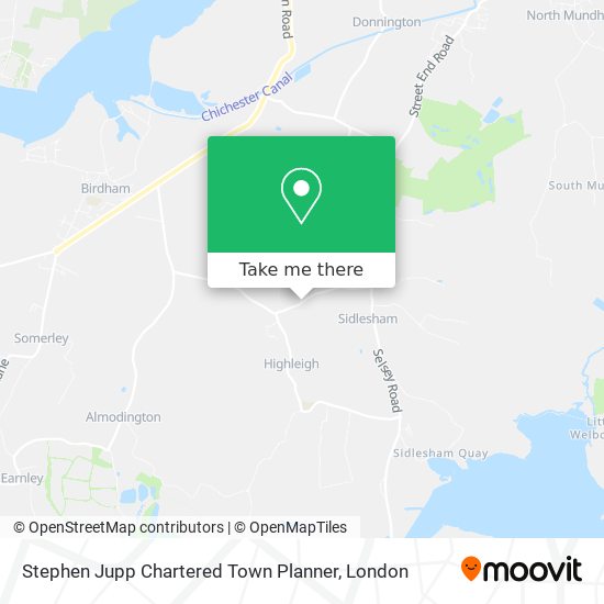 Stephen Jupp Chartered Town Planner map