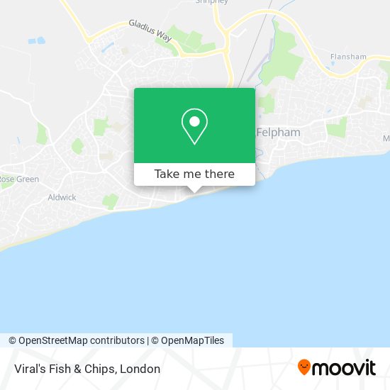 Viral's Fish & Chips map