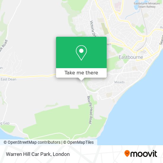 Warren Hill Car Park map