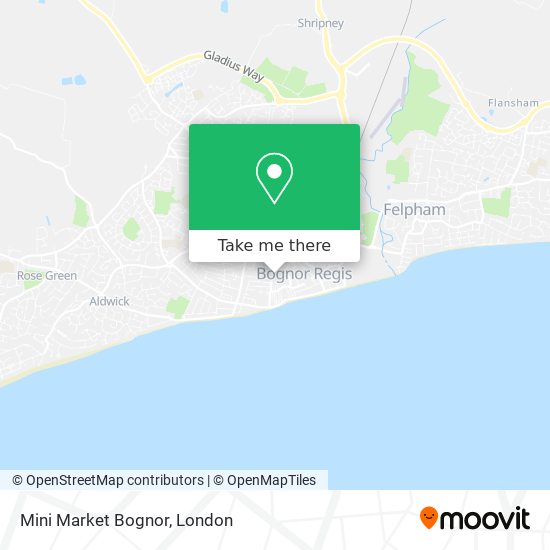 Mini Market Bognor map
