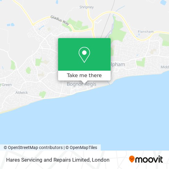 Hares Servicing and Repairs Limited map