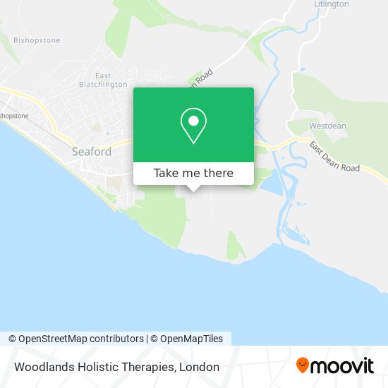 Woodlands Holistic Therapies map