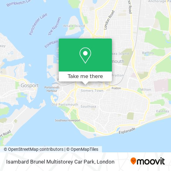 Isambard Brunel Multistorey Car Park map