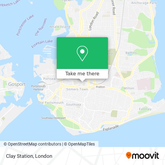 Clay Station map