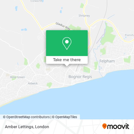 Amber Lettings map