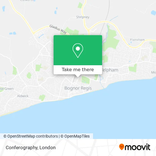 Conferography map