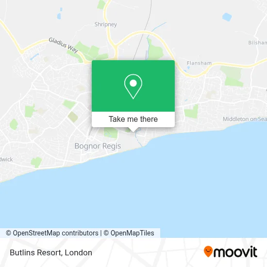 How to Get to Butlins Resort in Bognor Regis by Train or Bus?