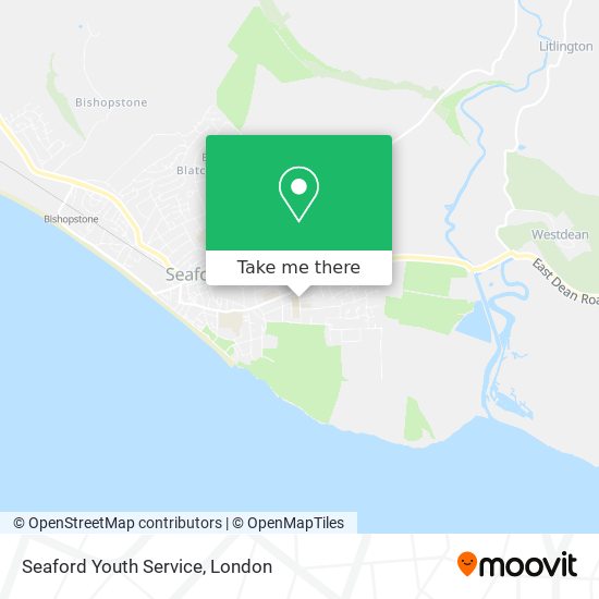 Seaford Youth Service map