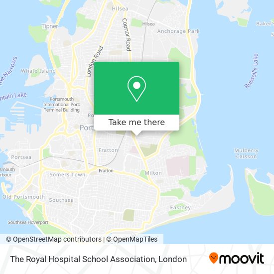 The Royal Hospital School Association map