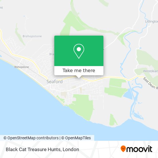 Black Cat Treasure Hunts map