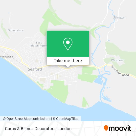 Curtis & Bilmes Decorators map