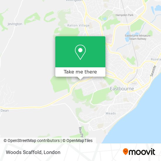 Woods Scaffold map