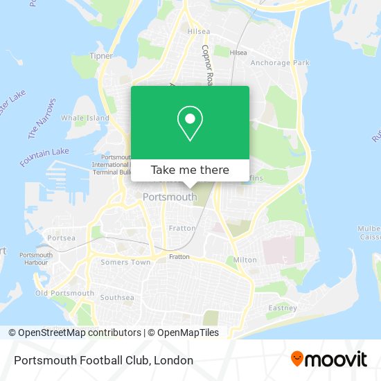 Portsmouth Football Club map