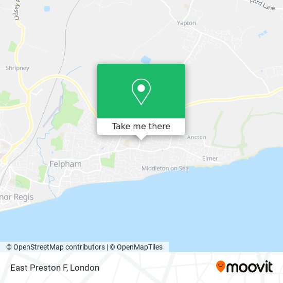East Preston F map