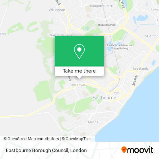 Eastbourne Borough Council map