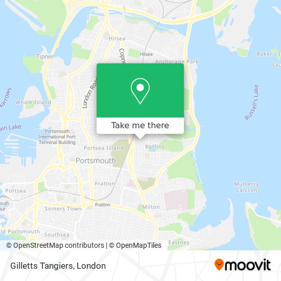 Gilletts Tangiers map