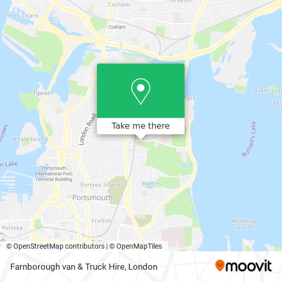How to get to Farnborough van & Truck Hire in London by Bus or Train?