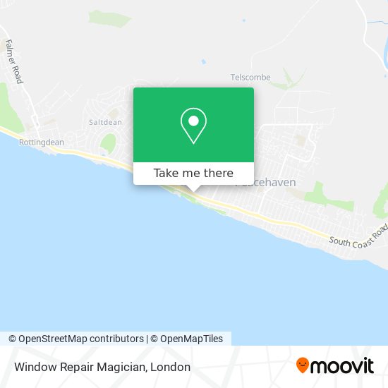 Window Repair Magician map