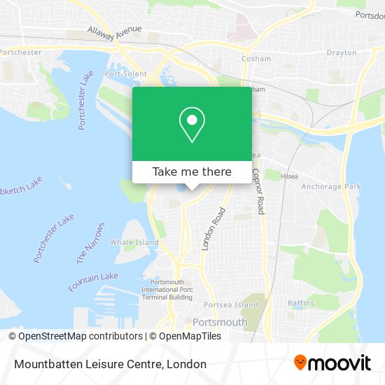 Mountbatten Leisure Centre map