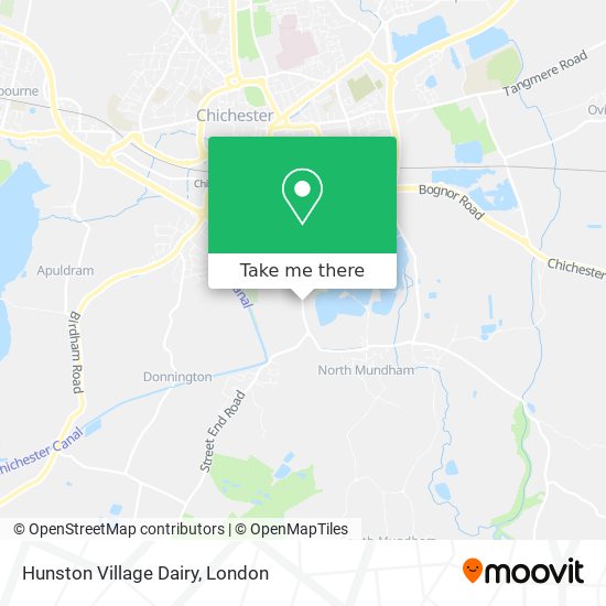 Hunston Village Dairy map