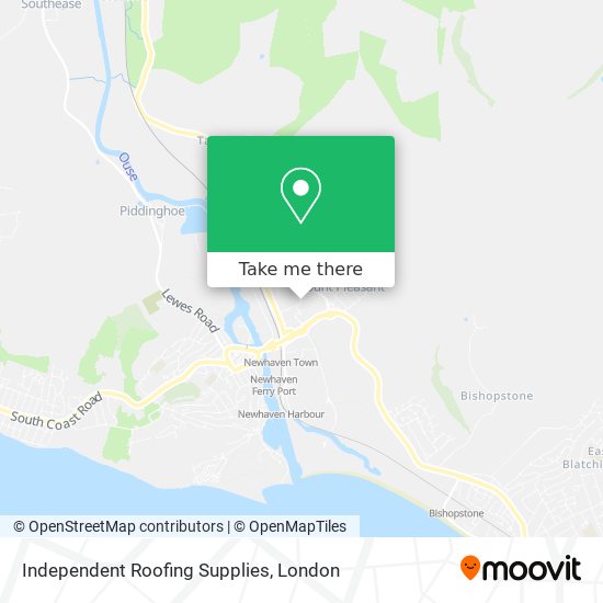 Independent Roofing Supplies map