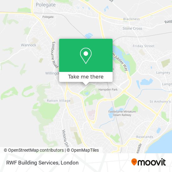 RWF Building Services map