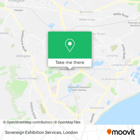 Sovereign Exhibition Services map