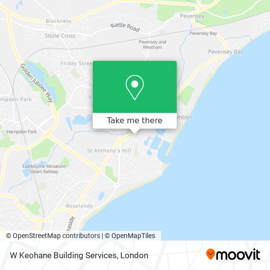 W Keohane Building Services map