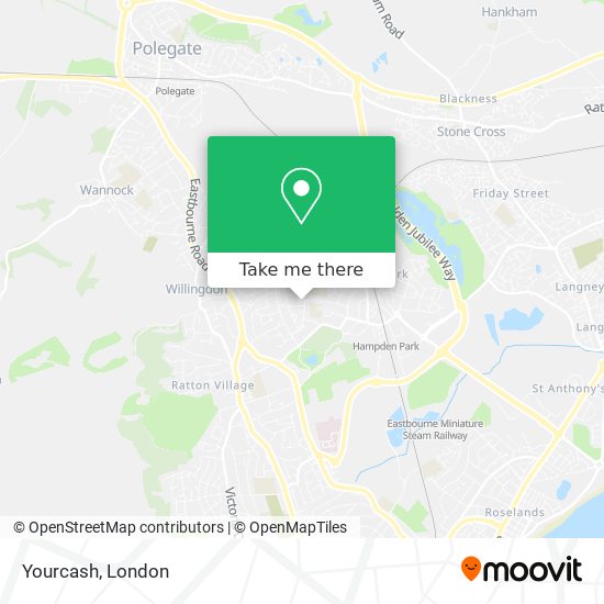 Yourcash map