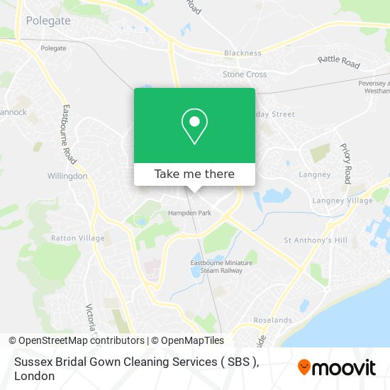 Sussex Bridal Gown Cleaning Services ( SBS ) map