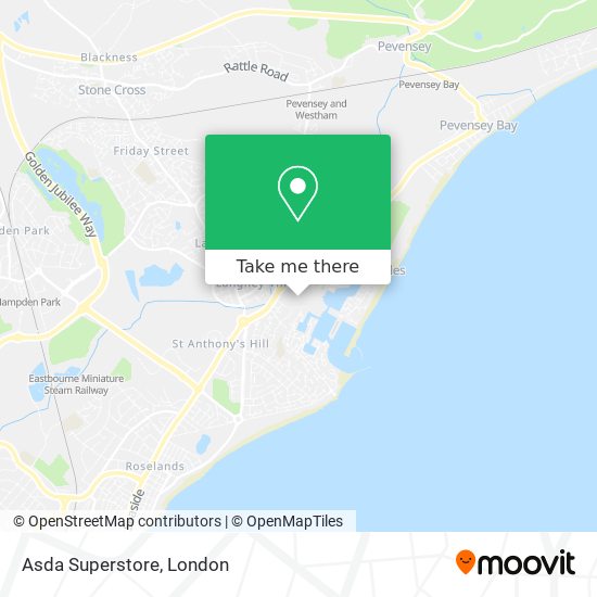 Asda Superstore map