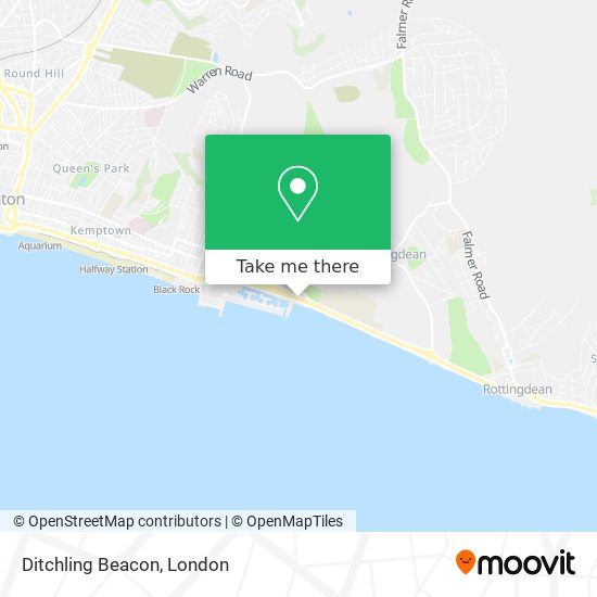 Ditchling Beacon map