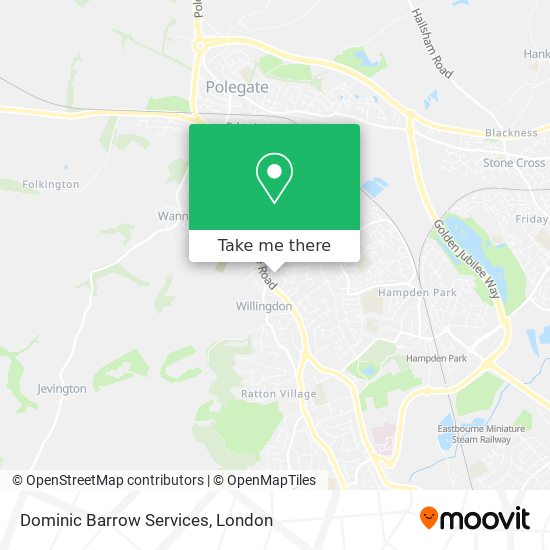 Dominic Barrow Services map
