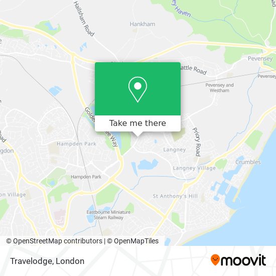 Travelodge map