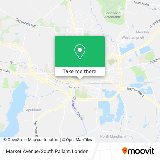 Market Avenue/South Pallant map