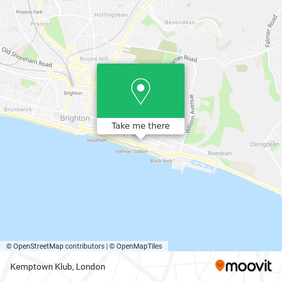 Kemptown Klub map
