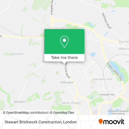 Stewart Brickwork Construction map