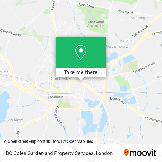 DC Coles Garden and Property Services map