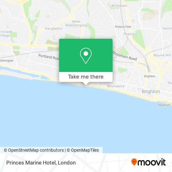 Princes Marine Hotel map