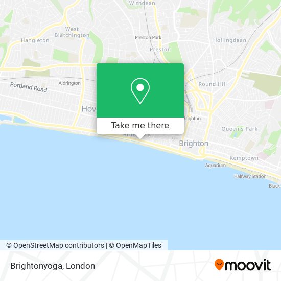 Brightonyoga map