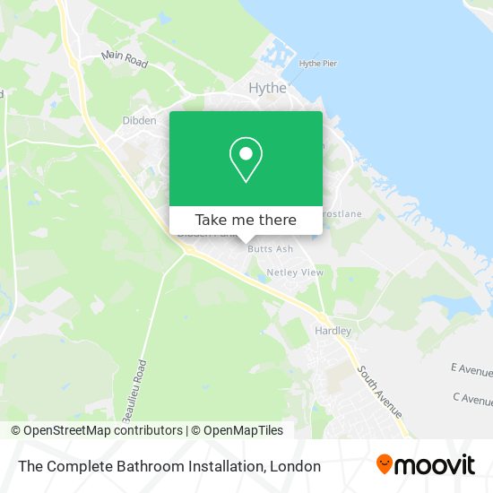 The Complete Bathroom Installation map