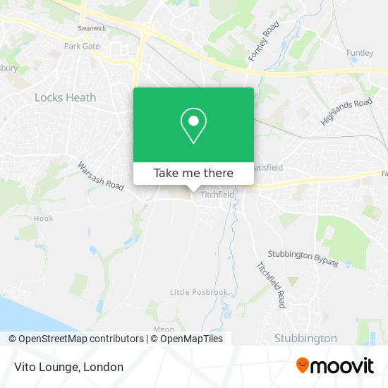 Vito Lounge map