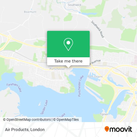 Air Products map