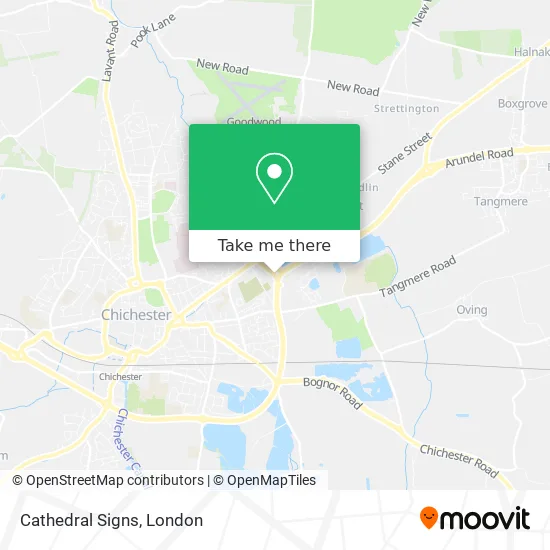 Cathedral Signs map