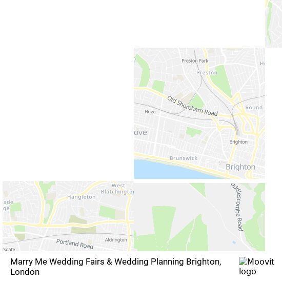 Marry Me Wedding Fairs & Wedding Planning Brighton map
