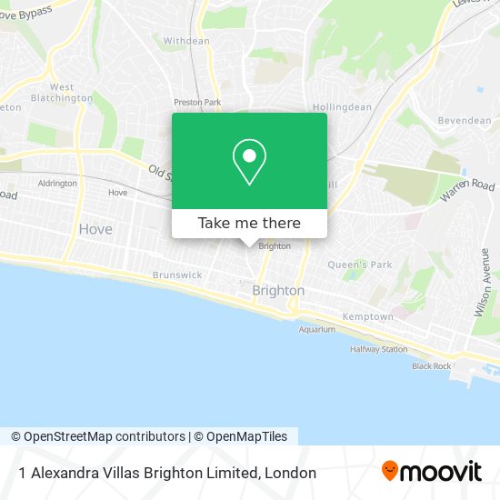 1 Alexandra Villas Brighton Limited map