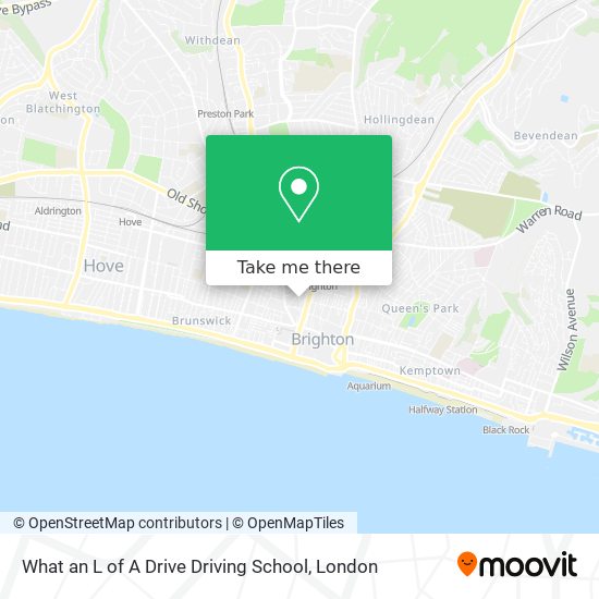 What an L of A Drive Driving School map